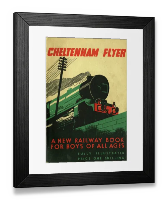 Framed Print : The Cheltenham Flyer book, 1934 Framed Print : The Cheltenham Flyer book, 1934