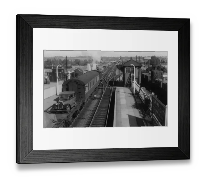 Framed Print : Pilning High Level Station, South Gloucestershire, 1958