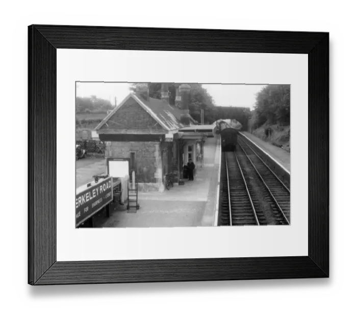 Framed Print : Berkeley Road Station, Gloucestershire, c. 1950s