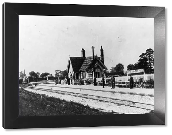 Stow-on-the-Wold Station, Gloucestershire, c. 1900