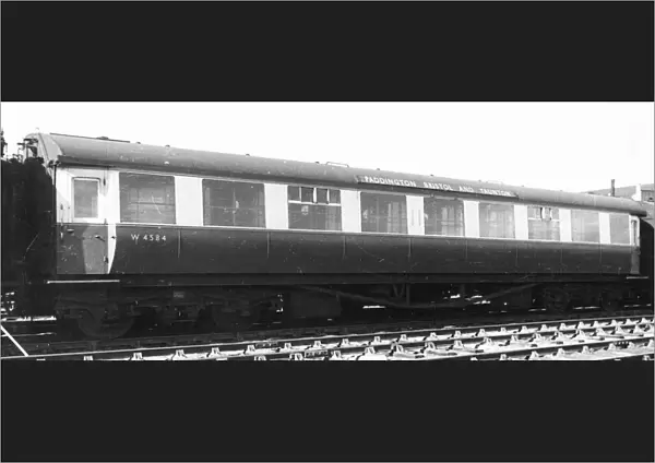 Exterior view of Third Class Centenary stock carriage No. 4584