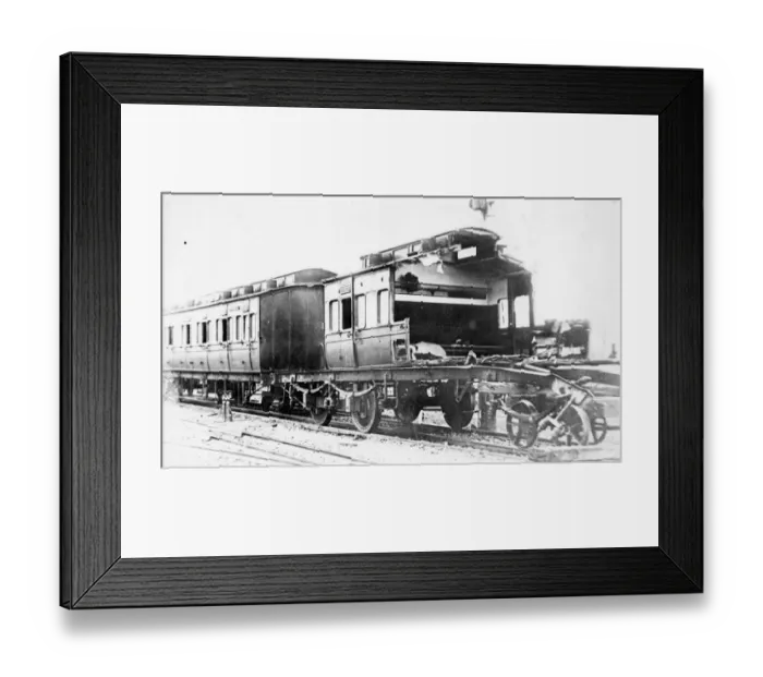 Framed Print : Norton Fitzwarren train crash, 1890 Framed Print : Norton Fitzwarren train crash, 1890