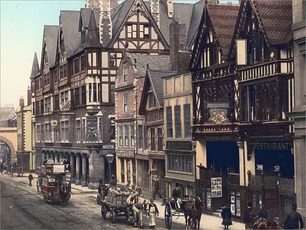 The Rows, Chester, c1890s