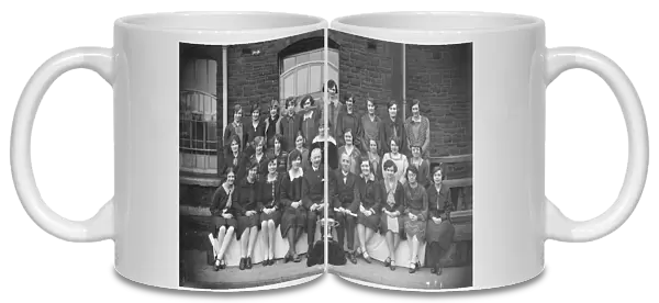 XL7-003 CMEs Dept ladies choir with cup c1930