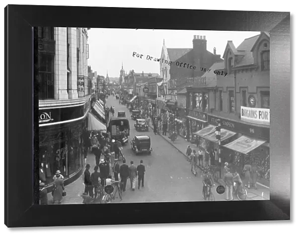 Swindon town centre prior to trip 1934