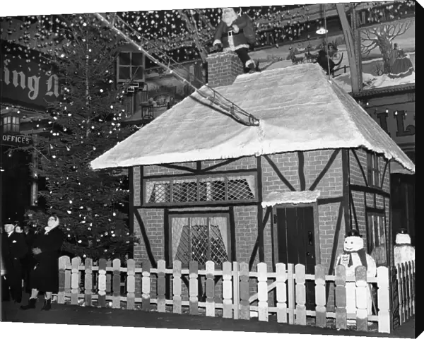 Christmas Grotto, Paddington Station, 1956