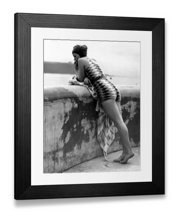 Framed Print : Bather, August 1931 Framed Print : Bather, August 1931