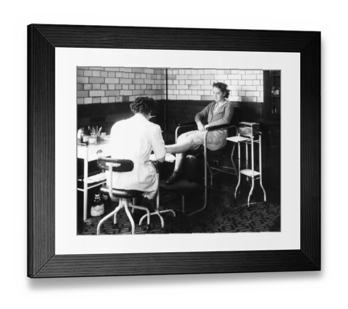 Framed Print : Swindon Medical Fund Society Chiropody Department Framed Print : Swindon Medical Fund Society Chiropody Department