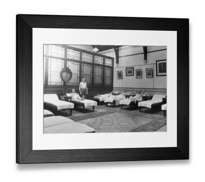 Framed Print : Swindon Medical Fund Society Turkish Baths