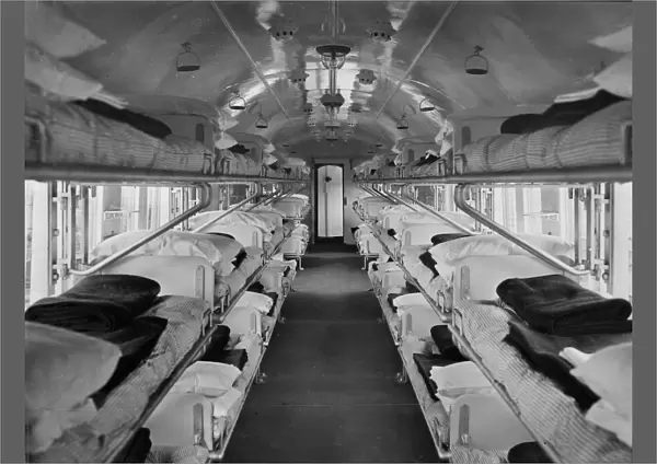No. 16 ambulance train ward carriage, April 1915