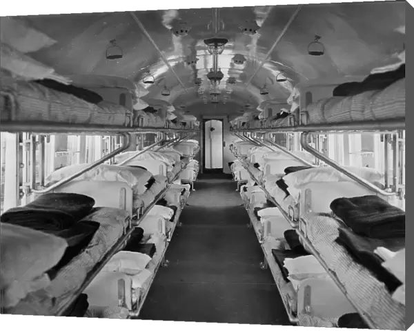 No. 16 ambulance train ward carriage, April 1915