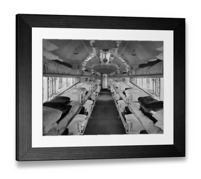 Framed Print : No. 16 ambulance train ward carriage, April 1915 Framed Print : No. 16 ambulance train ward carriage, April 1915