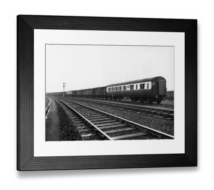 Framed Print : Passenger Brake Third Carriage, No. 5133