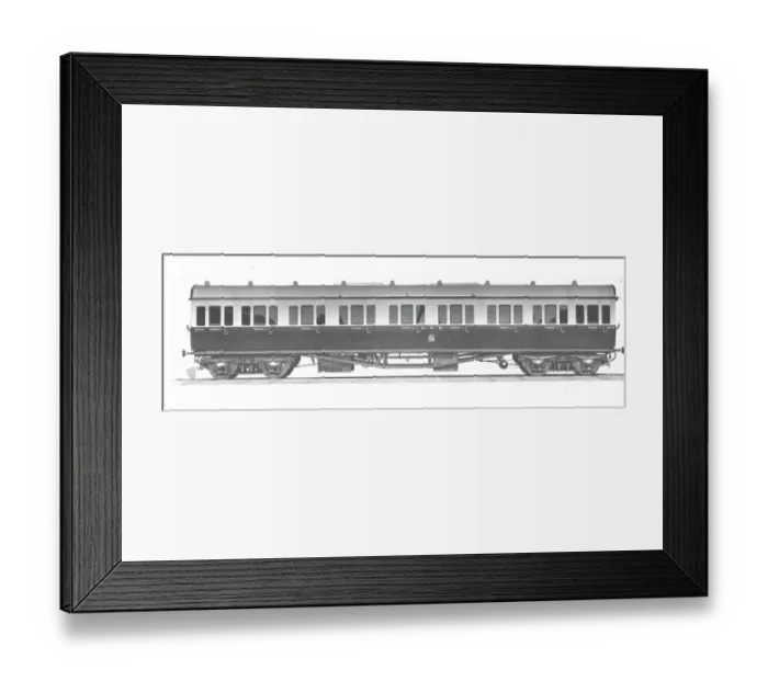 Framed Print : Composite Carriage No. 6572 Framed Print : Composite Carriage No. 6572