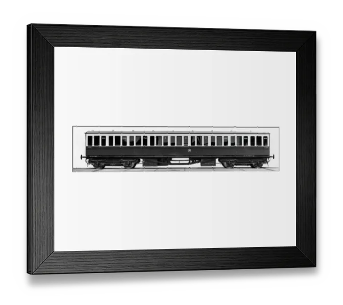 Framed Print : Third class carriage no. 1329 Framed Print : Third class carriage no. 1329
