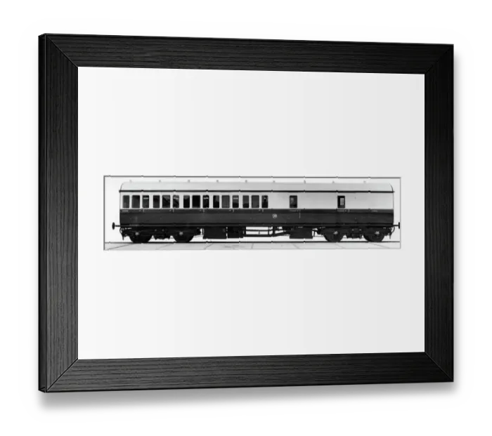 Framed Print : Brake third carriage No. 4006
