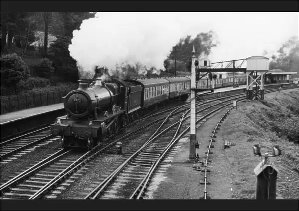 Hall Class locomotive No. 5972, Olton Hall, 4th October 1958