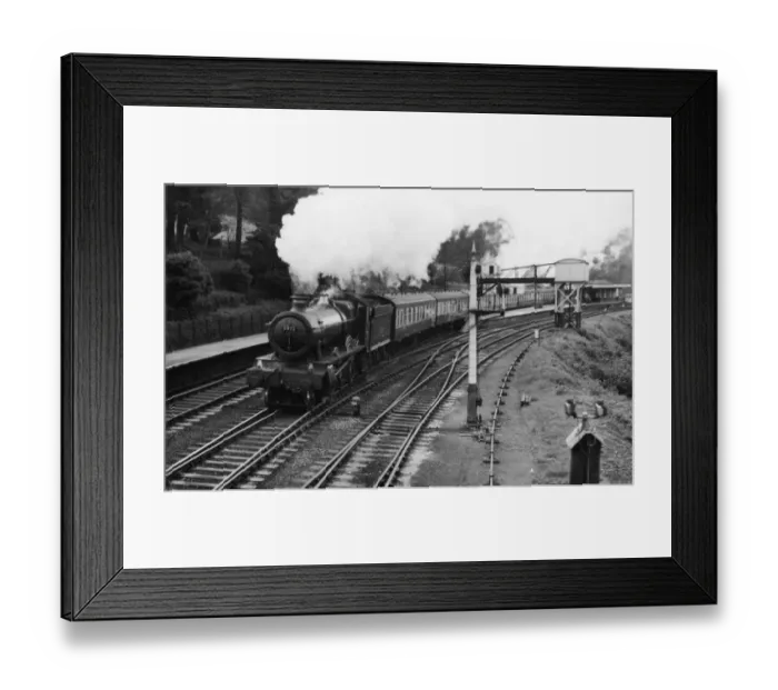Framed Print : Hall Class locomotive No. 5972, Olton Hall, 4th October 1958 Framed Print : Hall Class locomotive No. 5972, Olton Hall, 4th October 1958