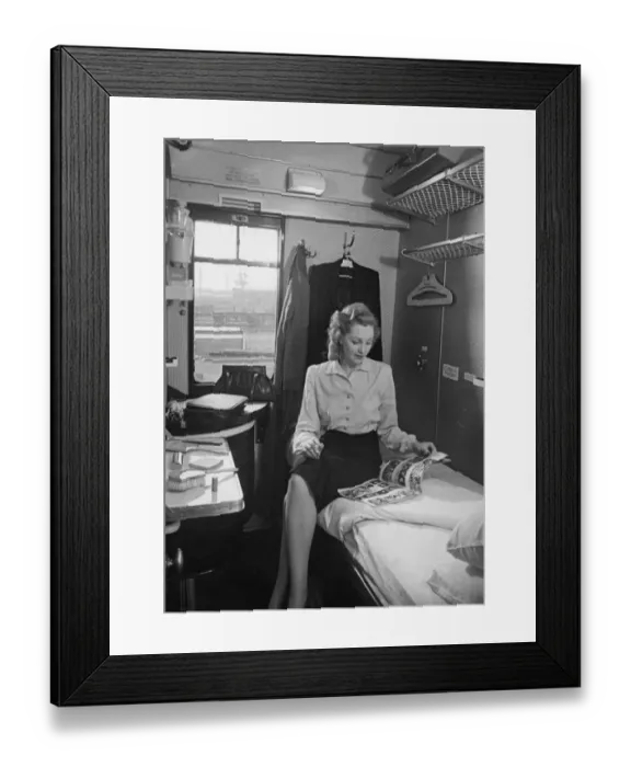 Framed Print : GWR First Class Sleeping Car, 1946 Framed Print : GWR First Class Sleeping Car, 1946