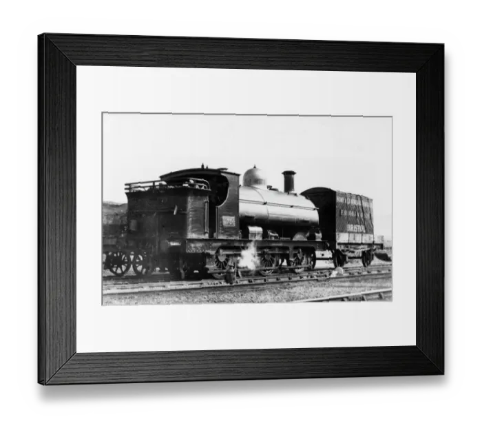 Framed Print : Saddletank, no. 2734, c. 1910 Framed Print : Saddletank, no. 2734, c. 1910