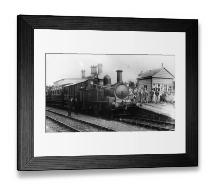 Framed Print : Presteign Station, Wales, c. 1930 Framed Print : Presteign Station, Wales, c. 1930