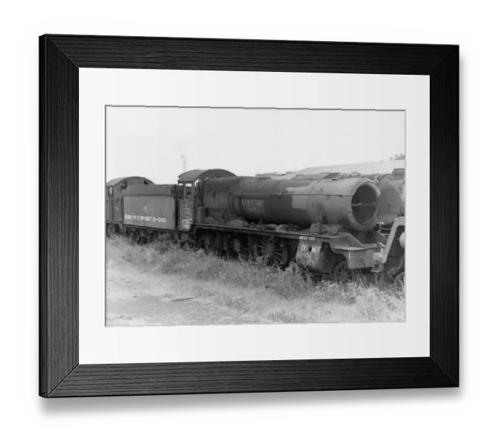 Framed Print : Locomotive No. 6984, Owsden Hall, at Barry Scrapyard, c1980 Framed Print : Locomotive No. 6984, Owsden Hall, at Barry Scrapyard, c1980