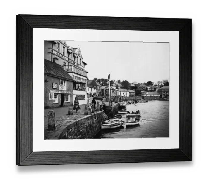 Framed Print : St Mawes Harbour, Cornwall, September 1937 Framed Print : St Mawes Harbour, Cornwall, September 1937