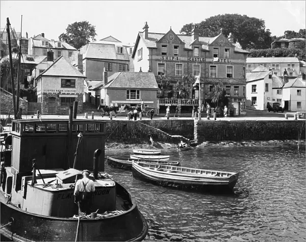 St Mawes Harbour, Cornwall, July 1934