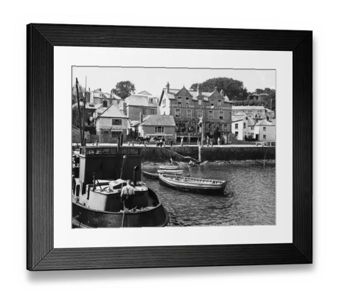 Framed Print : St Mawes Harbour, Cornwall, July 1934 Framed Print : St Mawes Harbour, Cornwall, July 1934