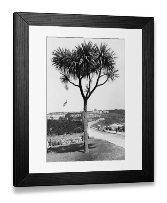 Framed Print : Falmouth - Castle Beach, July 1934