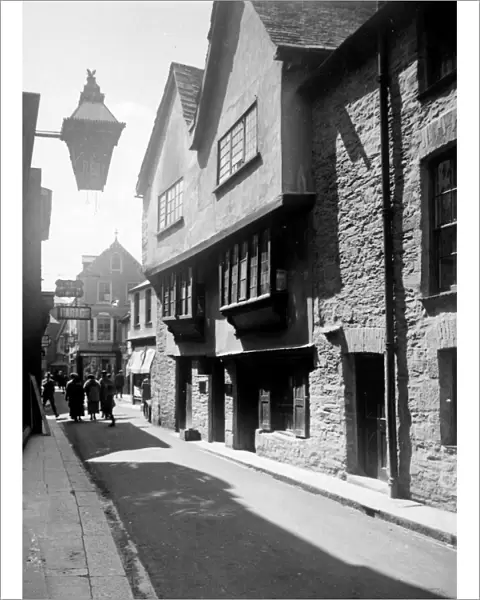 Fore Street, Fowey, Cornwall, c. 1930s