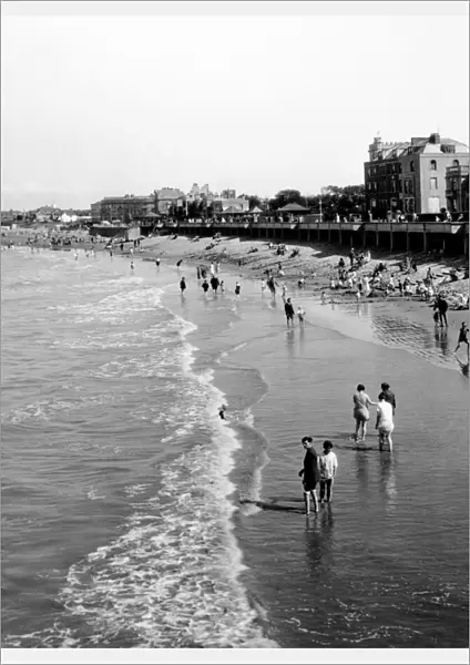 Burnham-on-Sea beach, August 1927