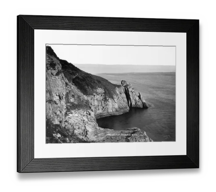 Framed Print : Lands End - Natural Arch, December 1925 Framed Print : Lands End - Natural Arch, December 1925
