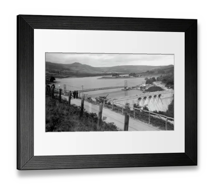 Framed Print : Burrator Lake, Devon, August 1928