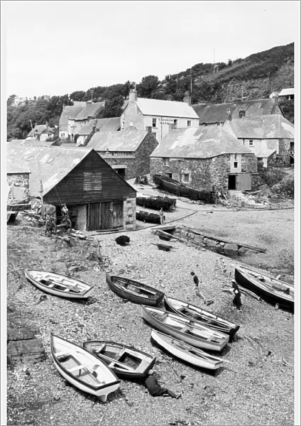 Cadgwith Beach, Cornwall, c. 1920s
