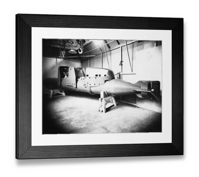 Framed Print : Midget Submarine superstructure, 1943 Framed Print : Midget Submarine superstructure, 1943