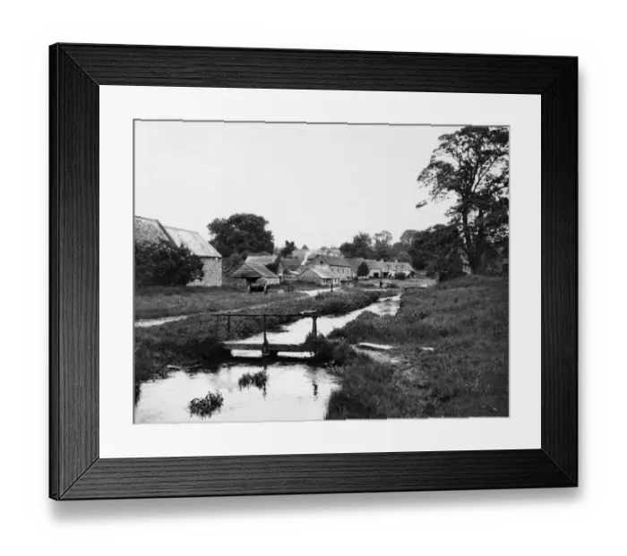 Framed Print : Upper Slaughter, June 1937 Framed Print : Upper Slaughter, June 1937