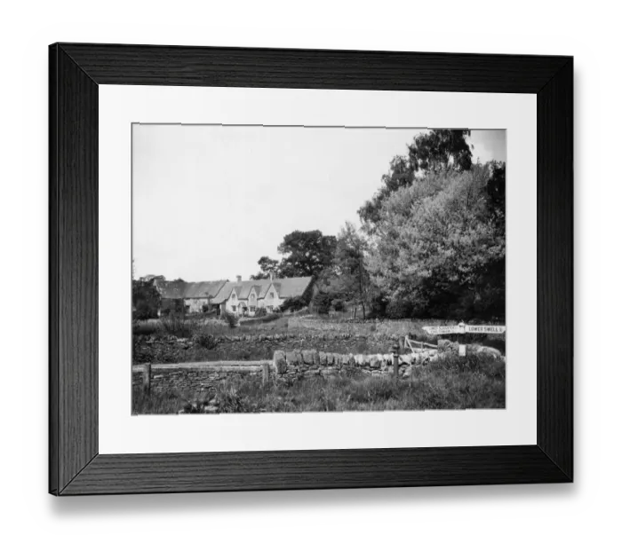 Framed Print : Upper Slaughter, June 1937 Framed Print : Upper Slaughter, June 1937