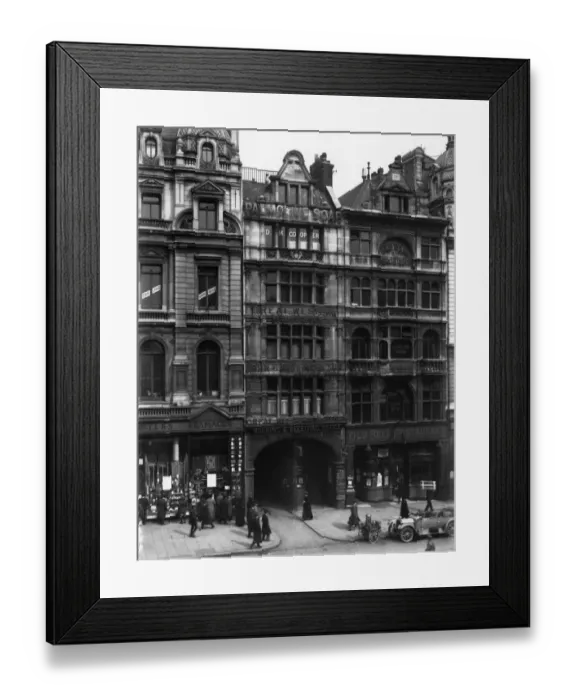 Framed Print : GWR Offices and Gamages Department Store, London, c. 1900