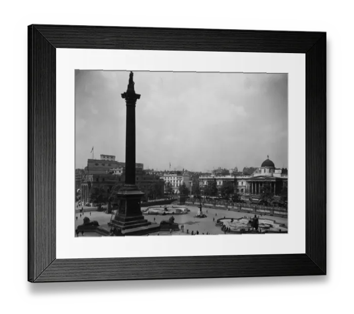 Framed Print : Trafalgar Square, London, c. 1930