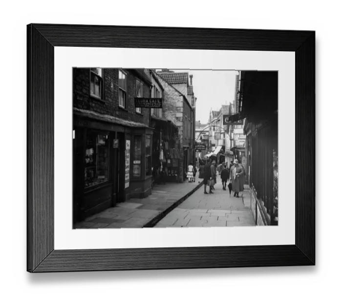 Framed Print : Cheap Street, Frome, August 1929