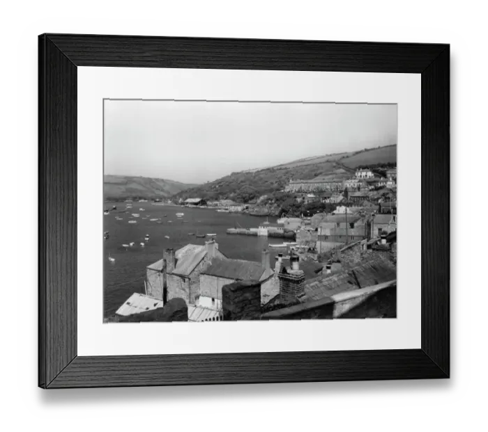 Framed Print : Polruan, Cornwall, May 1949