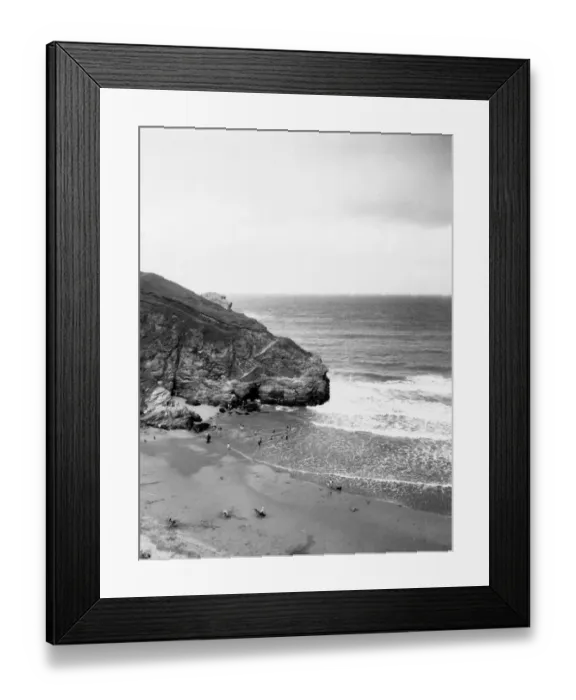 Framed Print : Portreath, Cornwall, September 1928 Framed Print : Portreath, Cornwall, September 1928