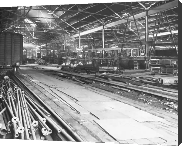 No. 24F shop, Swindon Works, undergoing war time alterations in 1941