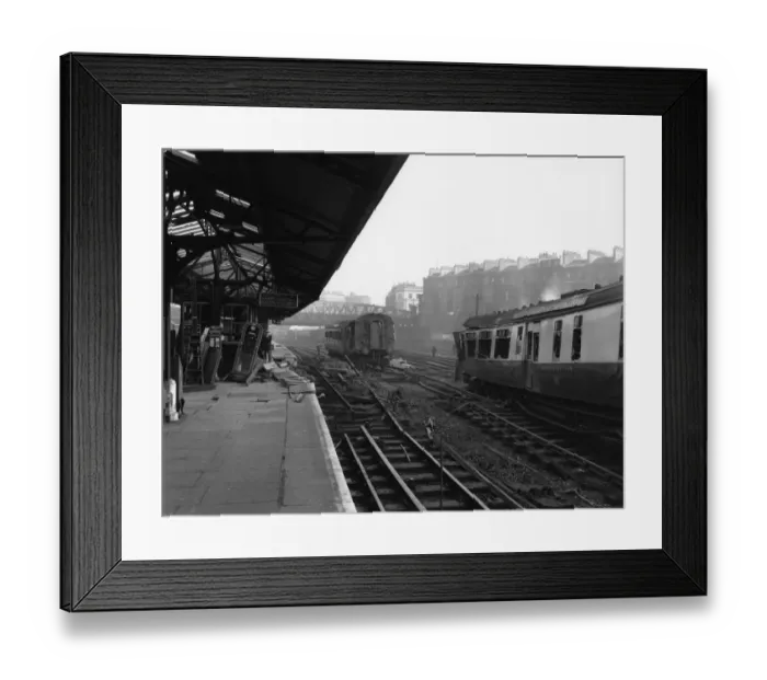 Framed Print : Bomb Damage at Royal Oak near Paddington c. 1940