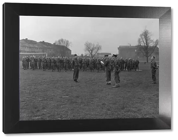 Presentation of the Wiltshire Home Guard in 1944