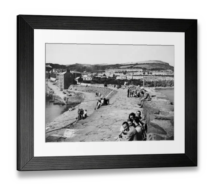 Framed Print : New Quay, August 1936 Framed Print : New Quay, August 1936