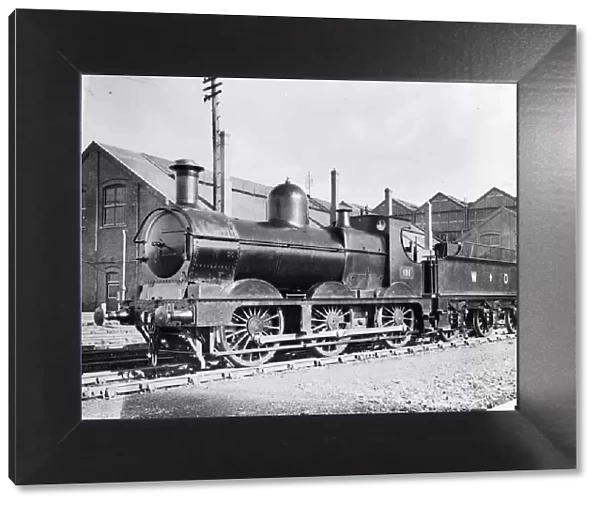 Dean Goods locomotive No. 2533 in War Department black livery