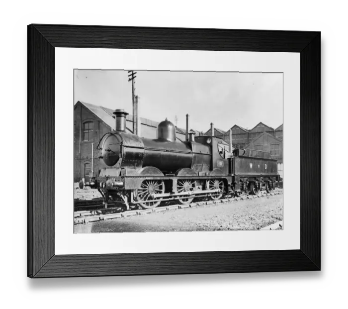 Framed Print : Dean Goods locomotive No. 2533 in War Department livery, 1939 Framed Print : Dean Goods locomotive No. 2533 in War Department livery, 1939