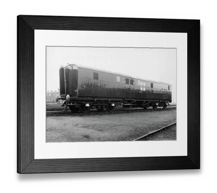 Framed Print : Siphon G Wagon converted to ward car No. 3209 in 1943